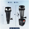 LED Bi-Color Navigation Light, Rail Mount, Fold-Down, Portable, 2NM - FO4824 - Five Oceans