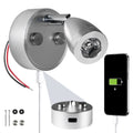 LED Reading Light with USB-C, Touch Dimmer, Aluminum Housing, 200LM, 10-28V DC - Five Oceans
