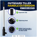 Tiller Extension Handle, 30" Fixed Length - FO4848 - Five Oceans