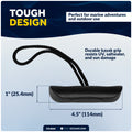 Kayak Handles with Cord, Black, 2-Pack - FO4860 - Five Oceans