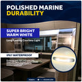 3" LED Surface-Mount Courtesy Light, Warm White, 12V, 2-Pack - FO4872 - Five Oceans