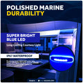 3" LED Surface-Mount Courtesy Light, Blue, 12V, 2-Pack - FO4874 - Five Oceans
