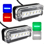 RGBW Underwater Light, IP68 Waterproof, Dimmable, 12V DC, 2-Pack - FO4886 - Five Oceans