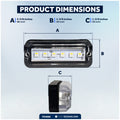 RGBW Underwater Light, Dimmable, 12V DC, 2-Pack - FO4886 - Five Oceans