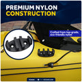 2-3/8" Kayak Zig Zag Anchor Cleat, Black Nylon, 2-Pack - FO4890 - Five Oceans