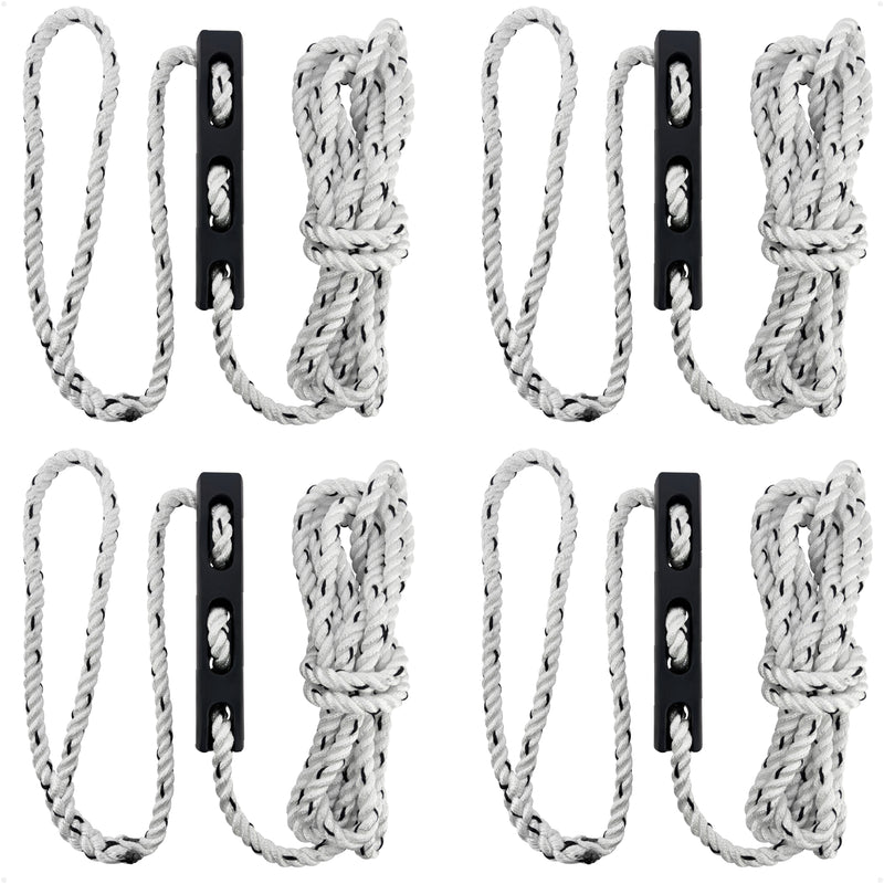 Mooring Snubber Docking Kit, 1/2" x 20' Dock Lines, 4-Pack - FO4892-4486-KIT - Five Oceans