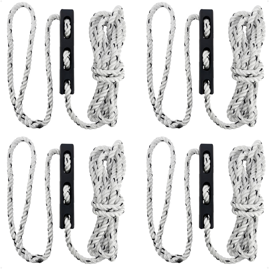Mooring Snubber Docking Kit, 1/2" x 20' Dock Lines, 4-Pack - FO4892-4486-KIT - Five Oceans