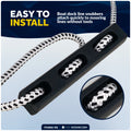 Mooring Snubber for Dock Lines, Fits 1/2" - 9/16" Rope, Rubber, 2-Pack - FO4892-M2 - Five Oceans