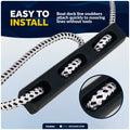 Mooring Snubber for Dock Lines, Fits 1/2" - 9/16" Rope, Rubber - FO4892 - Five Oceans