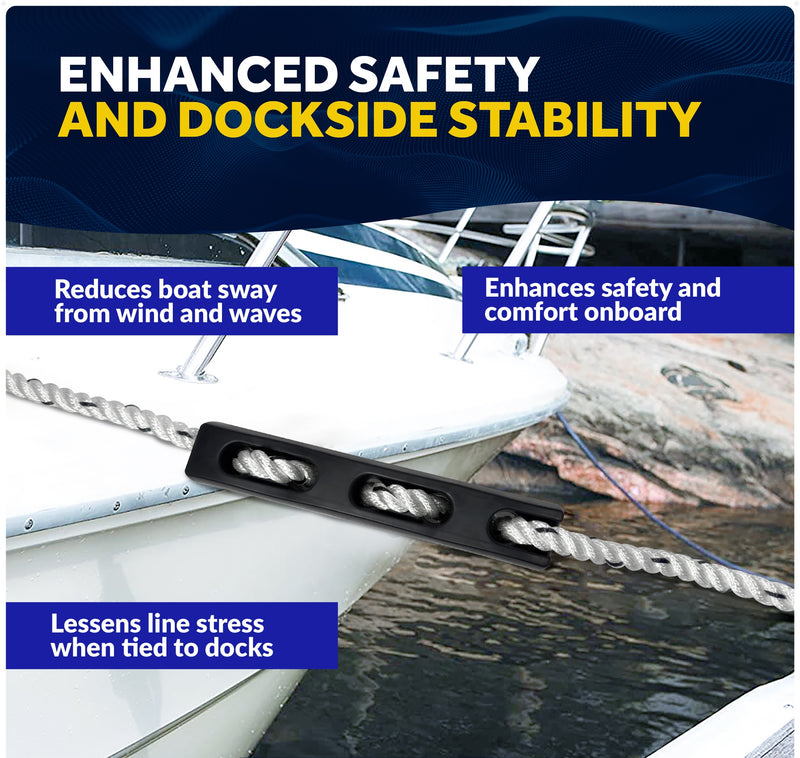 Mooring Snubber Docking Kit, 4-Pack - Five Oceans