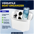 Storage Caddy Organizer, White - FO4898 - Five Oceans
