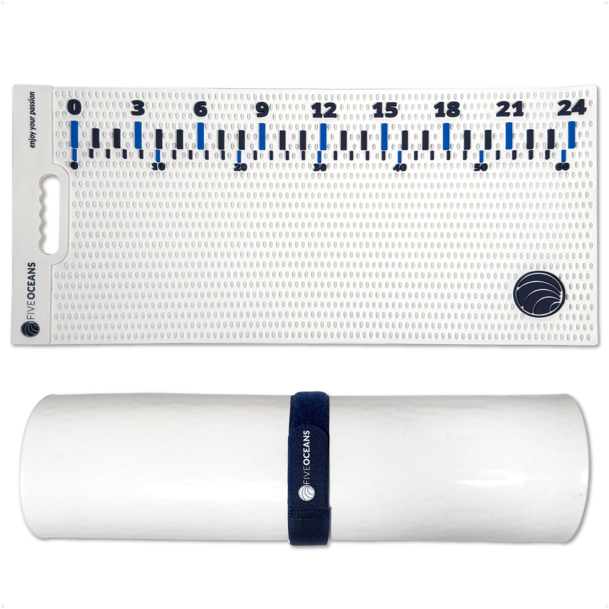 Non slip fish fillet mat with textured surface