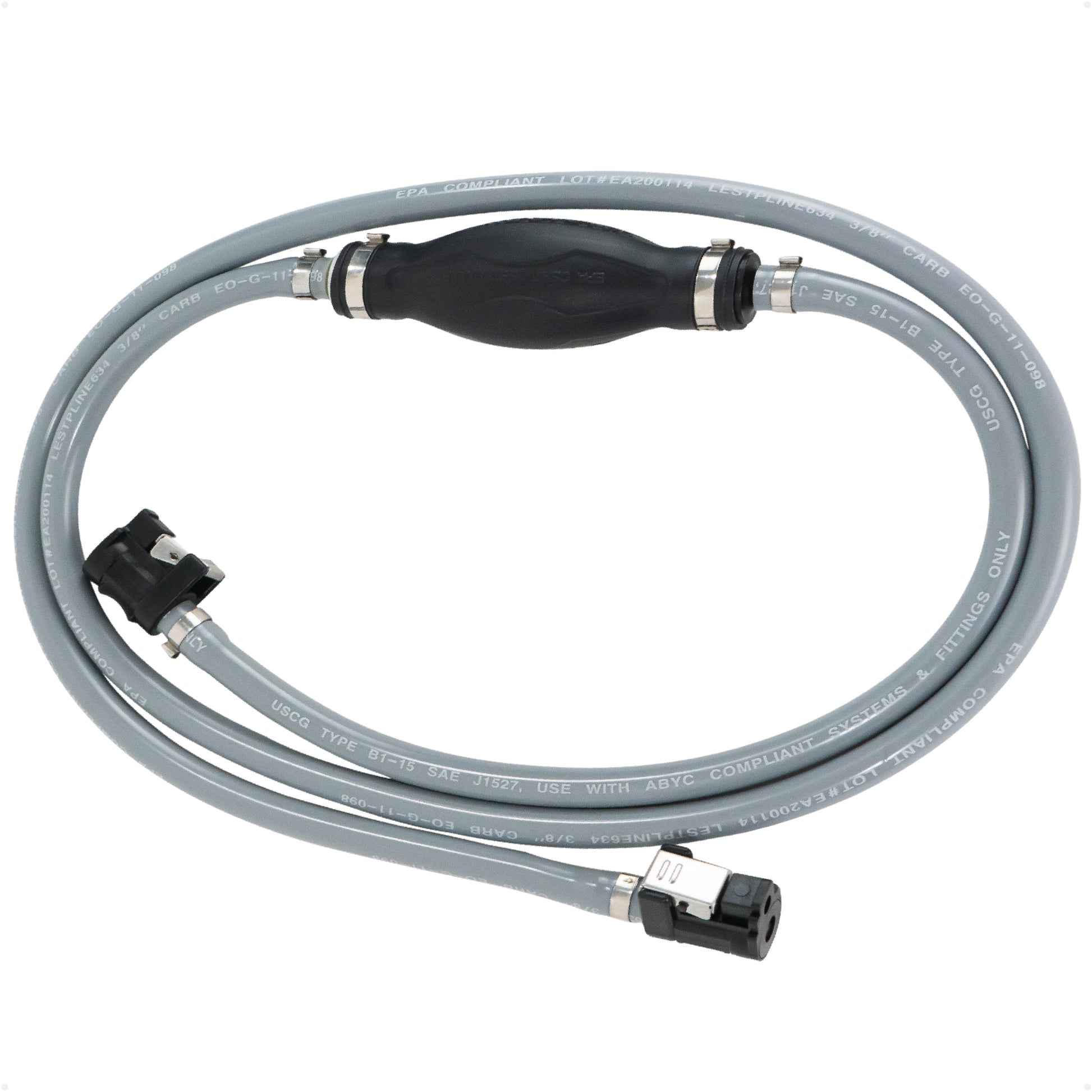 EPA 3/8" Fuel Line Assembly for Mercury Outboards & Tanks (Pre-1998) - FO4911 - Five Oceans