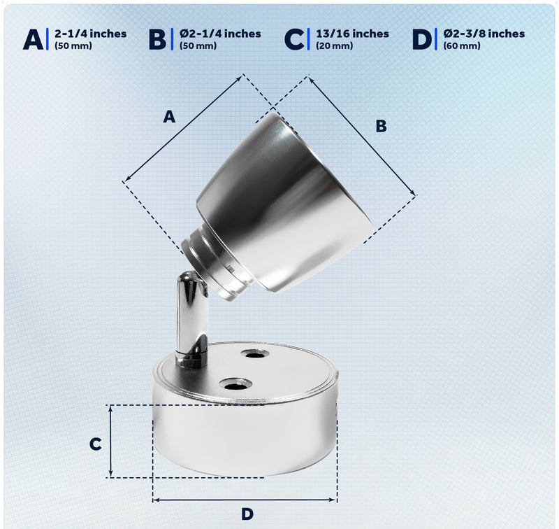 LED Reading Light with USB-C Port, Touch Dimmer, Aluminum Housing, 200 LM, 10-28V DC