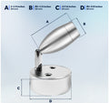 LED Reading Light with USB-C Port, Touch Dimmer, Aluminum Housing, 200 LM, 10-28V DC