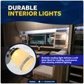 LED Reading Light with USB-C, Touch Dimmer, Warm White, Aluminum & Acrylic Housing, 200 LM, 10-28V DC - FO4922 - Five Oceans