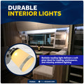 LED Reading Light with USB-C, Touch Dimmer, Warm White & Blue, Aluminum & Acrylic Housing, 200 LM, 10-28V DC