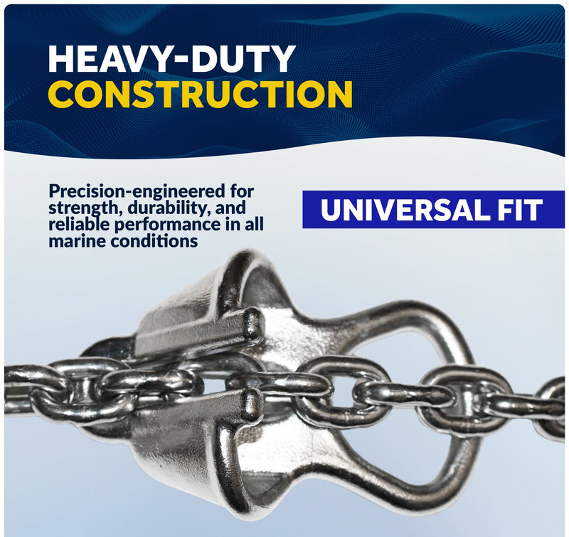 Anchor Chain Lock, AISI316 Stainless Steel - Five Oceans