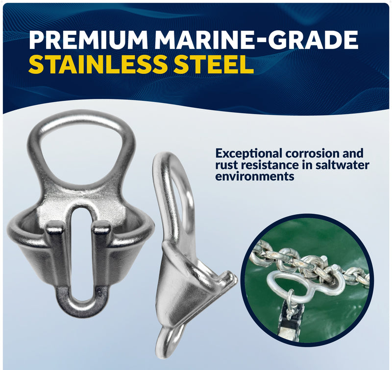 Anchor Chain Lock, AISI316 Stainless Steel - Five Oceans