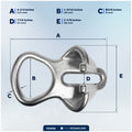 Anchor Chain Lock - Fits 1/4" to 5/16" Chains, Stainless Steel - FO4938 - Five Oceans