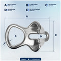 Anchor Chain Lock - Fits 3/8" to 1/2" Chains, Stainless Steel - FO4942 - Five Oceans