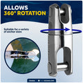 Anchor Swivel for 1/4" - 5/16" Chain, AISI316 Stainless Steel - FO4952 - Five Oceans