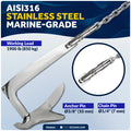 Multidirectional Anchor Swivel for 1/4" - 5/16" Chain, AISI316 Stainless Steel - FO4954 - Five Oceans