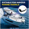 Boat Horn, 120 dB, White ABS Cover, 12V - FO4962 - Five Oceans