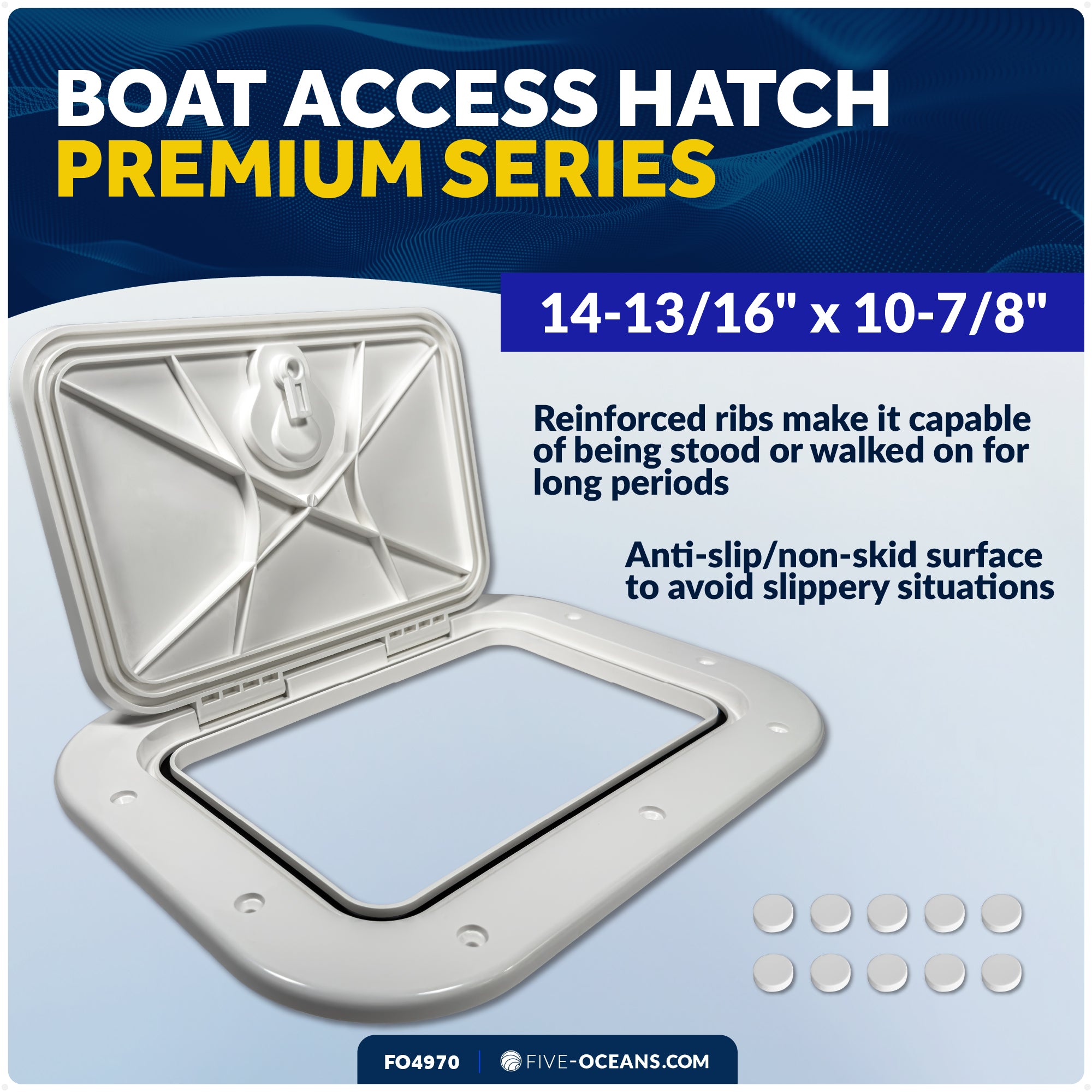 Access Hatch, 14-13/16" x 10-7/8", Off-White – FO4970 - Five Oceans