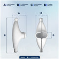7-1/2" Spreader Boots, Large, UV-Resistant Rubber,  2-Pack - FO4972 - Five Oceans