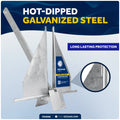 13 Lb. Fluke Anchor, Galvanized Steel – FO4998 - Five Oceans