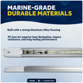 15" LED Strip Light, 9W Natural White, Aluminum Housing, 12V-30V - FO5000 - Five Oceans