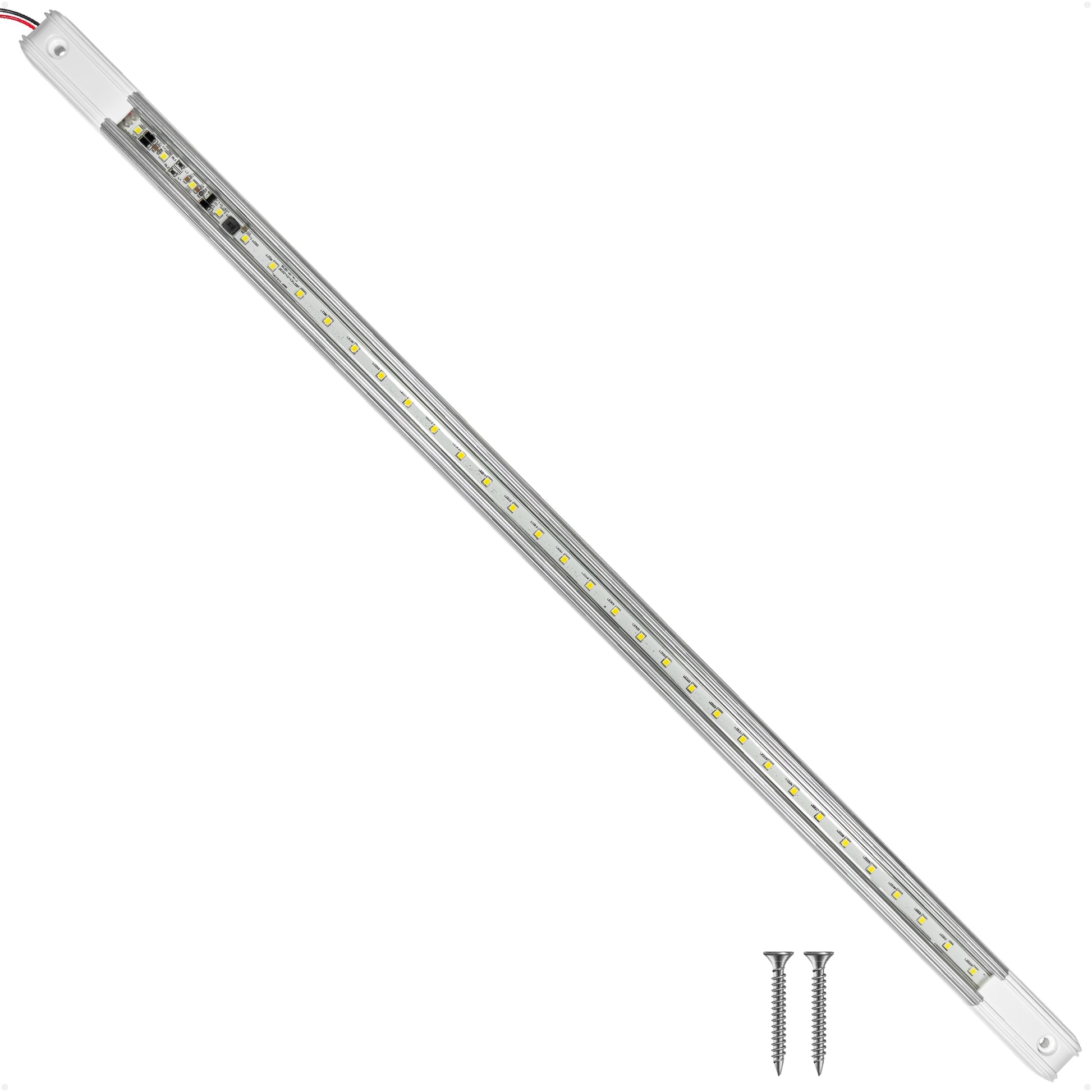 24-1/2" LED Strip Light, 16.5W Natural White, Aluminum Housing, 12V-30V - FO5002 - Five Oceans