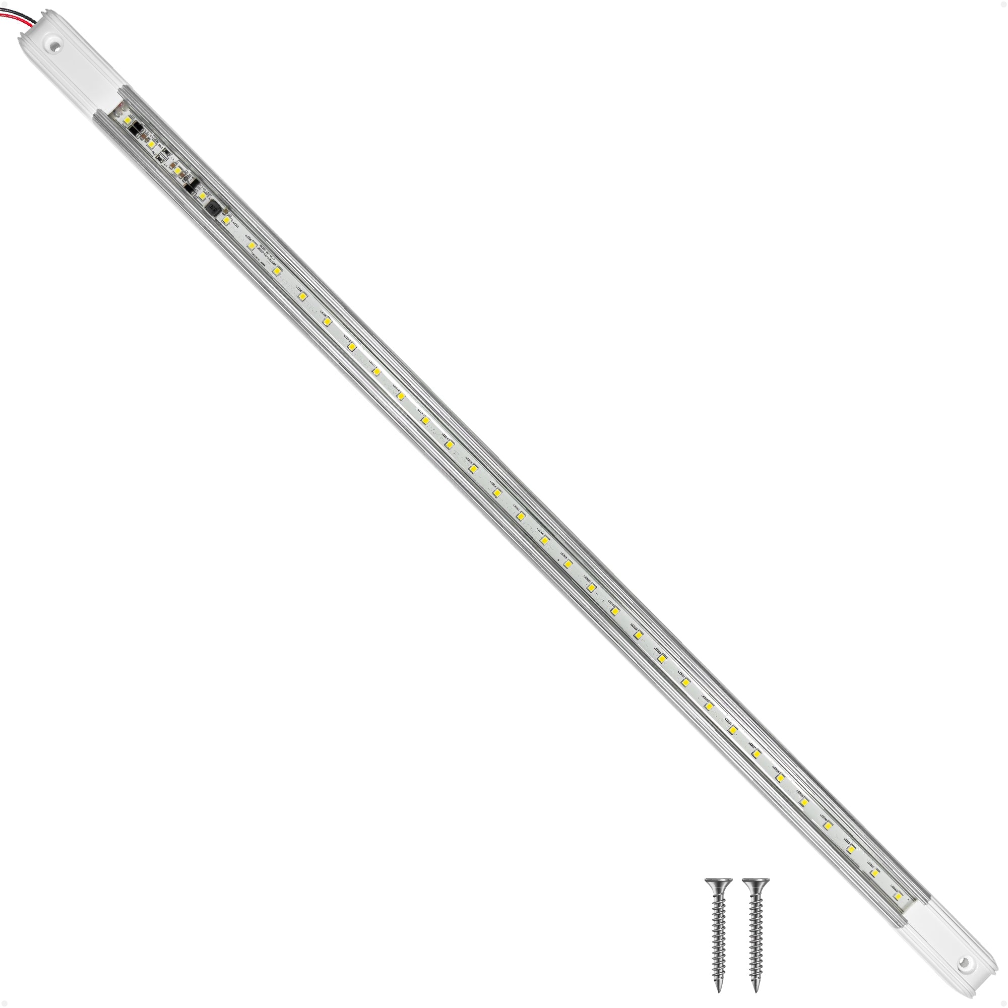 24-1/2" LED Strip Light, 16.5W Natural White, Aluminum Housing, 12V-30V - FO5002 - Five Oceans