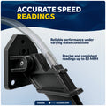 Boat Speedometer Pitot Tube Kit, Automatic Kick-Up Assembly Up to 80 MPH - FO5050 - Five Oceans