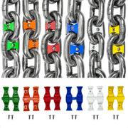 5/16" (8mm) HT G4 Anchor Windlass Chain Markers, 12-Pack, 6 Colors - FO5062 - Five Oceans