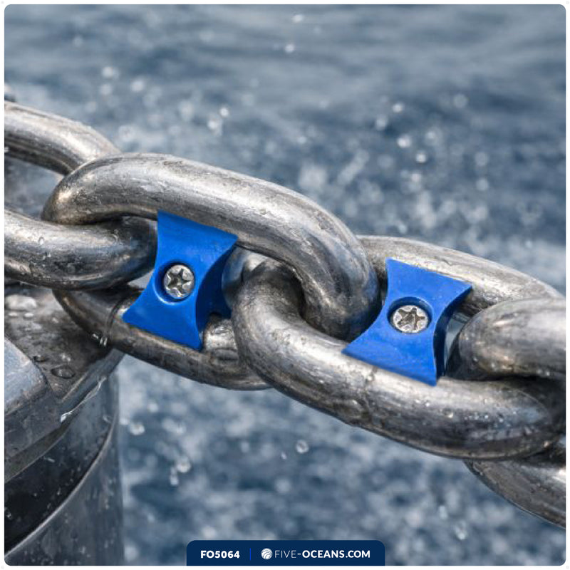 3/8" (10mm) HT G4 Anchor Windlass Chain Markers, 12-Pack, 6 Colors - FO5064 - Five Oceans