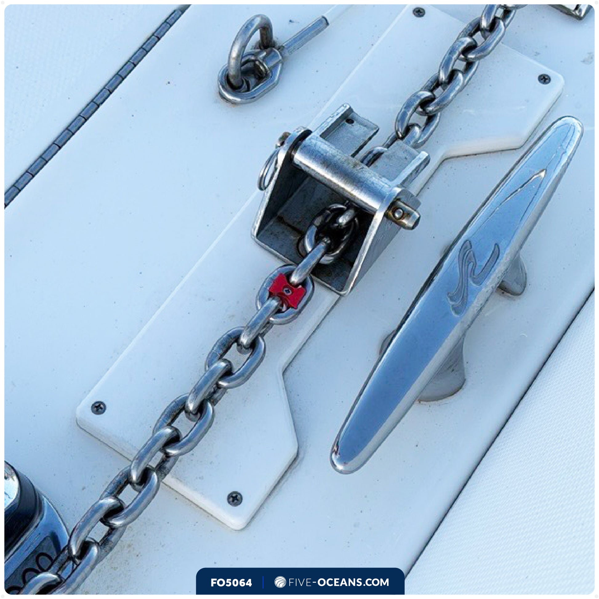 3/8" (10mm) HT G4 Anchor Windlass Chain Markers, 12-Pack, 6 Colors - FO5064 - Five Oceans