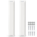 48" Piling Post Dock Bumpers, Marine-Grade PVC - White, 2-Pack