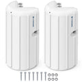 8" X 15.2" Inflatable Corner Dock Bumpers, Marine-Grade PVC White, 2-Pack