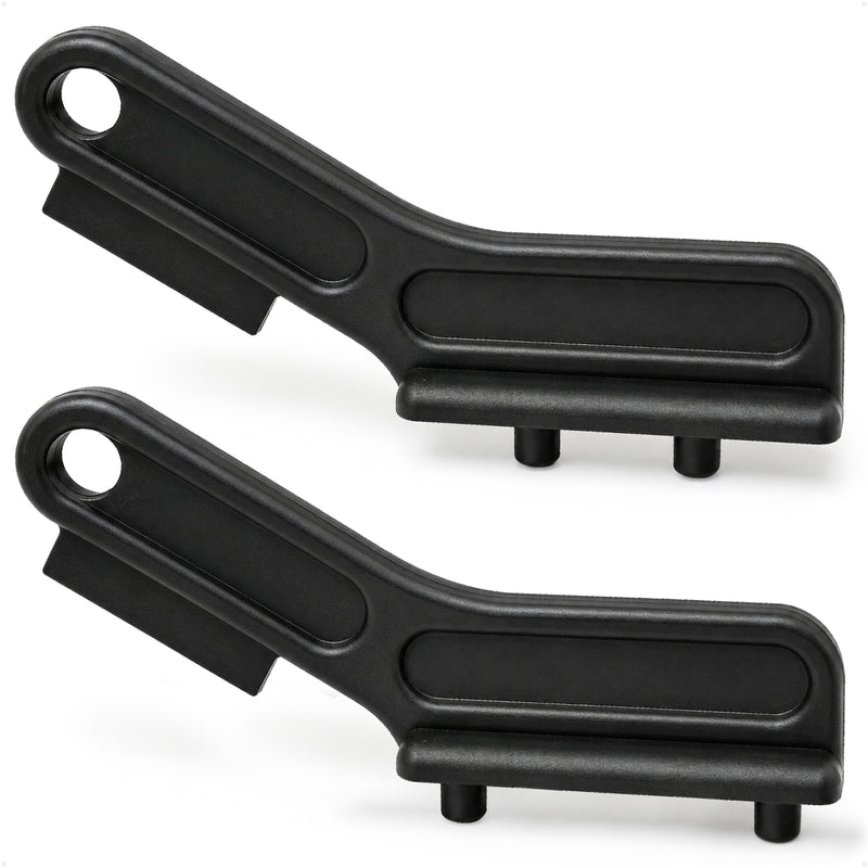 Marine Deck Plate Key, 2 Sizes, Black Nylon, 2-Pack