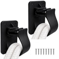 Snapper Line Holder - Holds Up to 50 Ft of 1/2" Line, Black Nylon, 2-Pack
