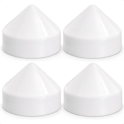 8" Marine Cone Dock Piling Caps, White, 4-Pack