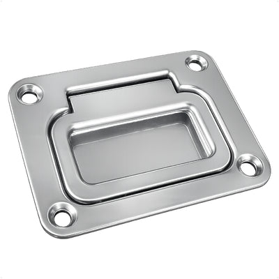 3" x 2-1/4" Flush Hatch Ring Pull, Stainless Steel