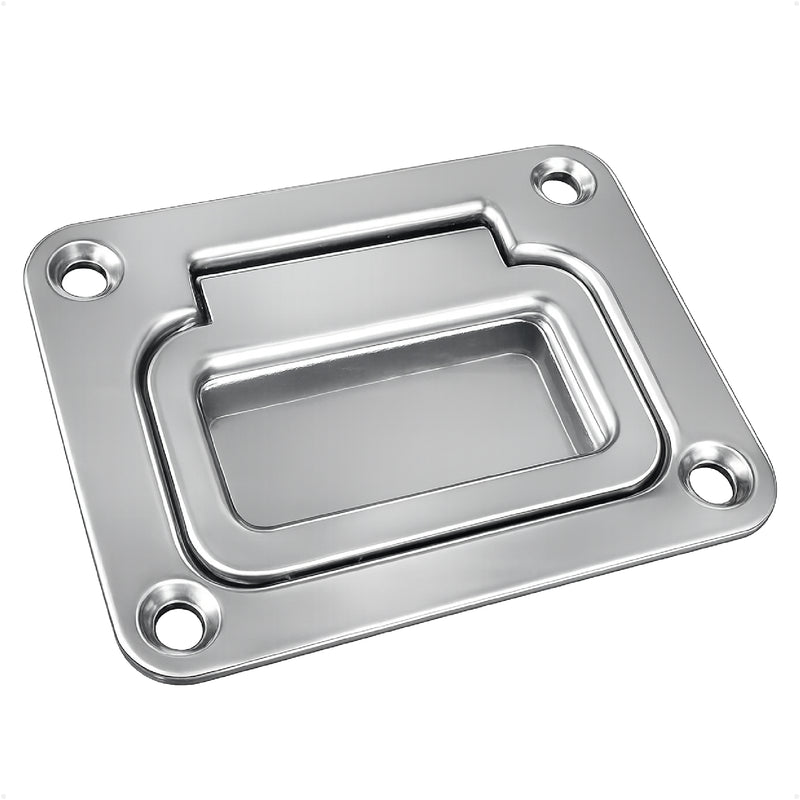 3" x 2-1/4" Flush Hatch Ring Pull, Stainless Steel