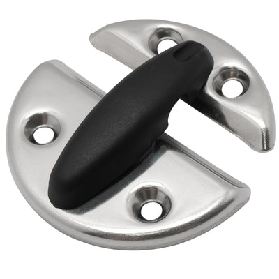 Boat Door Latch Round 2-3/8" Stainless Steel - FO556 - Five Oceans