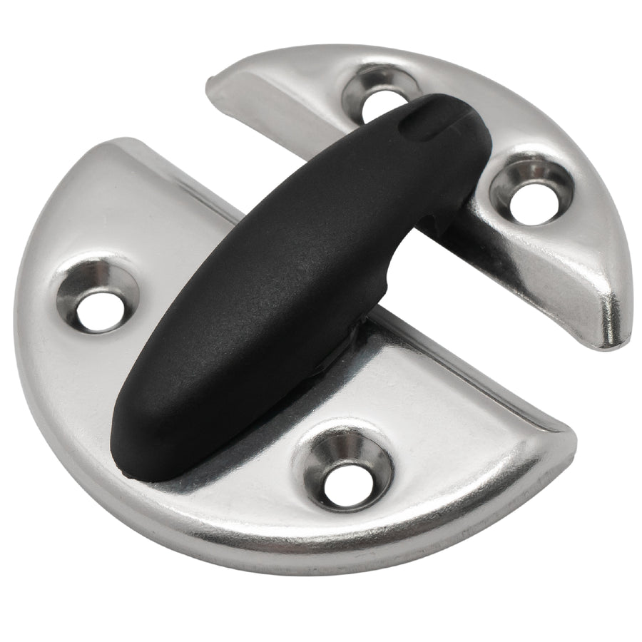 Boat Door Latch Round 2-3/8" Stainless Steel - FO556 - Five Oceans