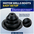 5-1/2" Rubber Motor Well Cable Boot - FO563 - Five Oceans