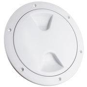 8" Deck Plate, Round, White - FO571 - Five Oceans