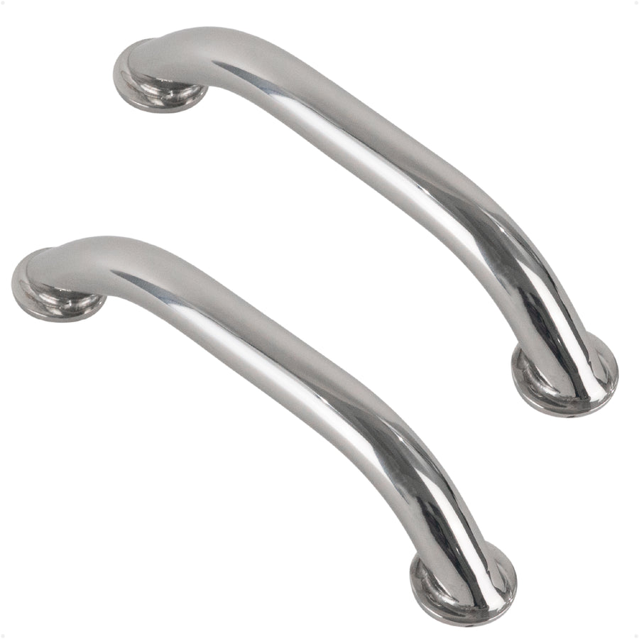 9" Grab Handle, AISI 316 Stainless Steel, 2-Pack - FO577-M2 - Five Oceans